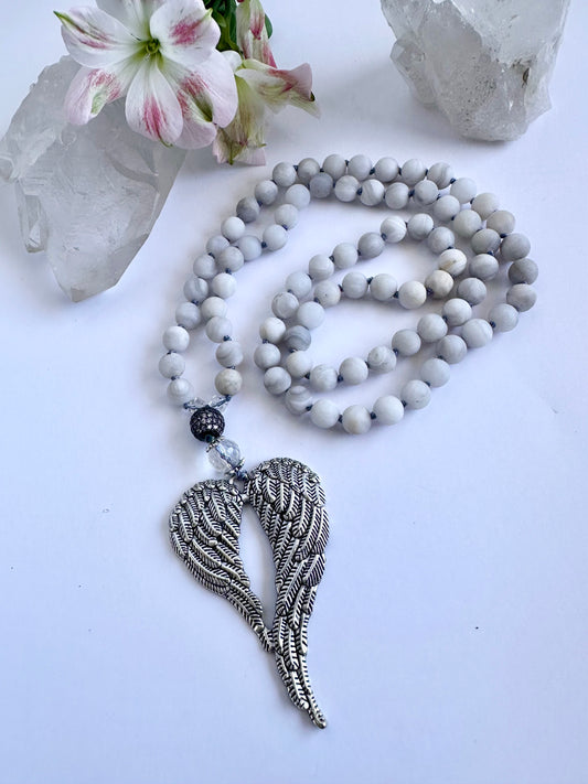 Angelic Harmony Agate Necklace