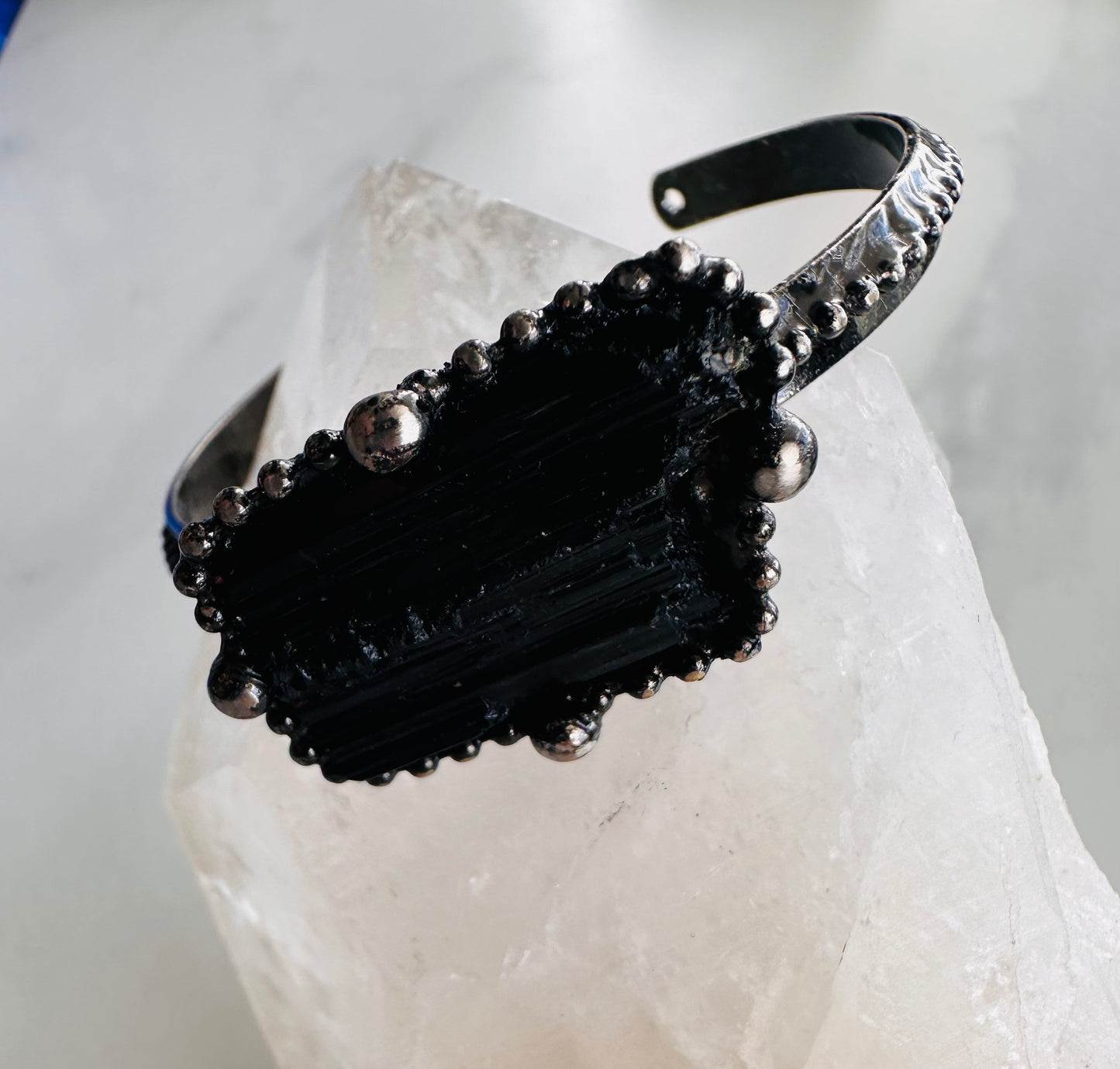 Guardian Black Tourmaline Cuff