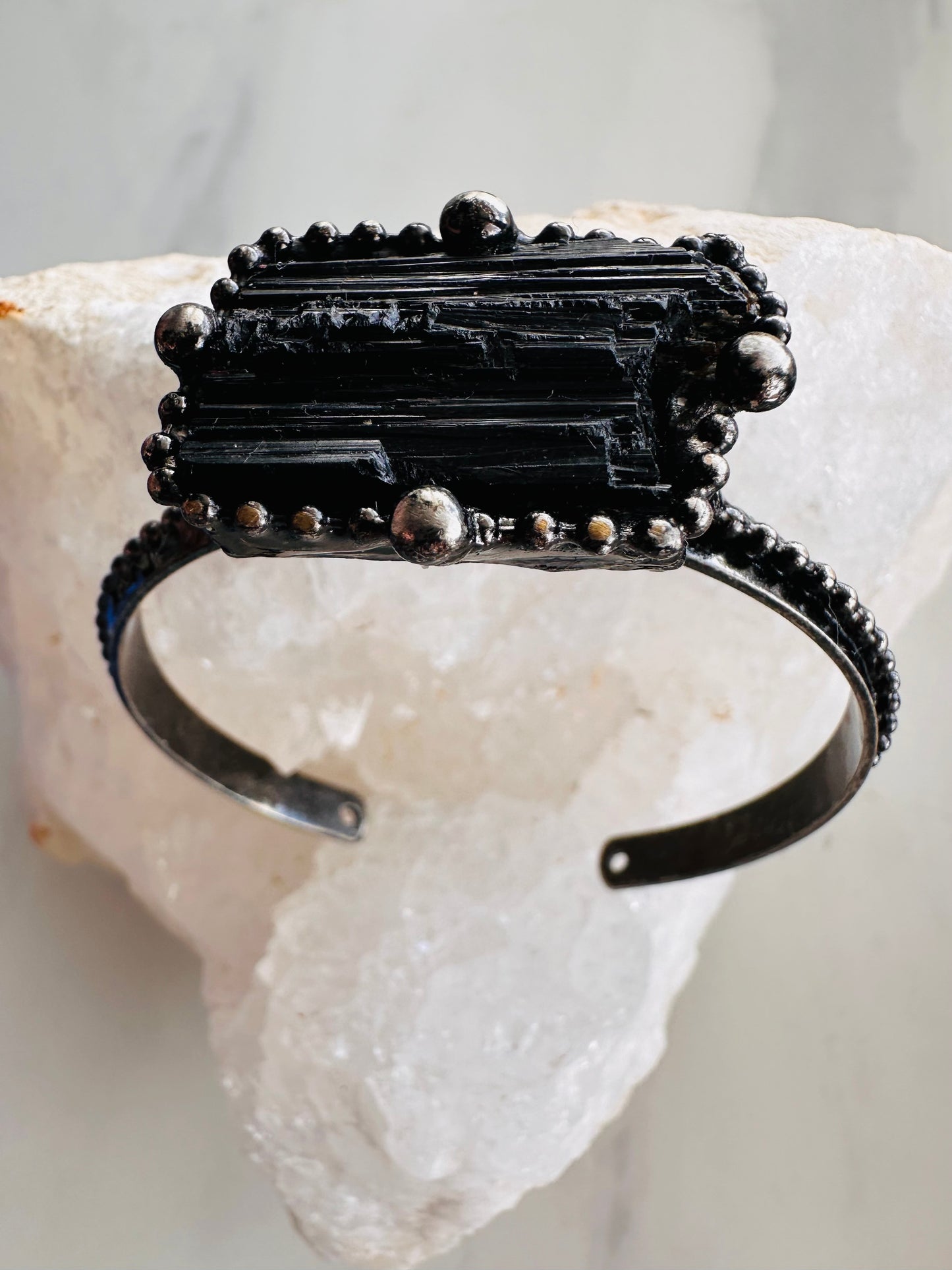 Guardian Black Tourmaline Cuff