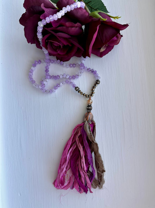 Dream Harmony Amethyst Boho Chic Necklace